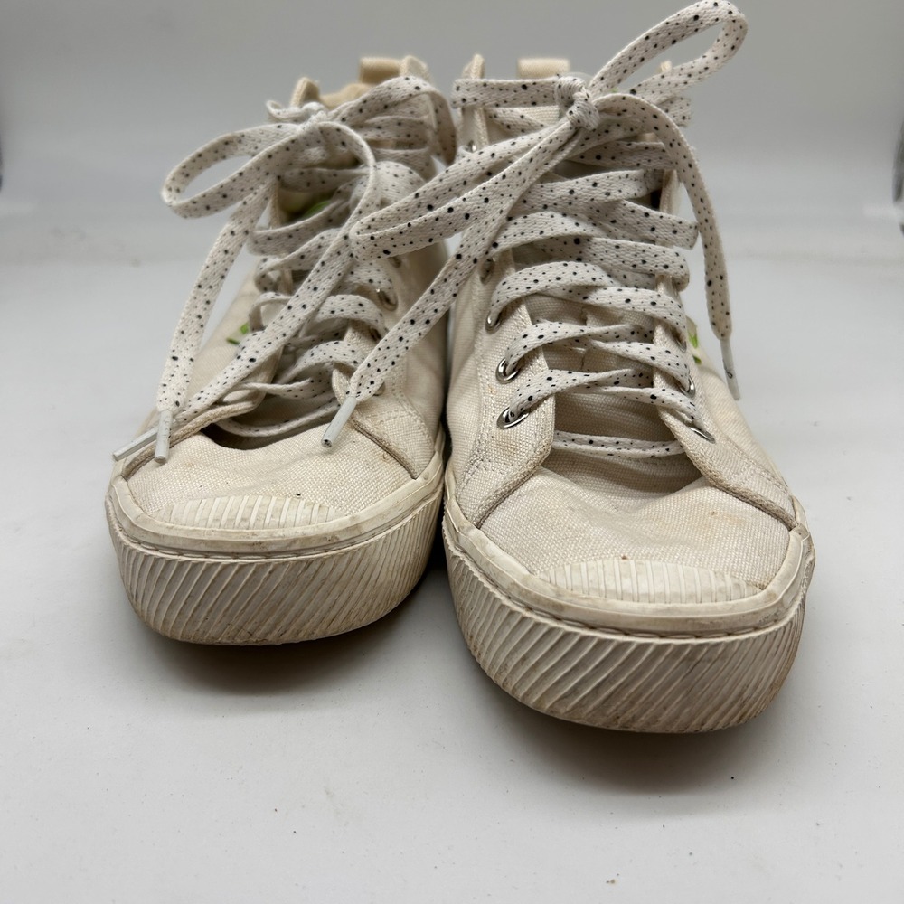 Cariuma OCA High Off-White Canvas Sneakers‎ 100303W01W Womens 9 Mens 7.5 - Picture 6 of 8